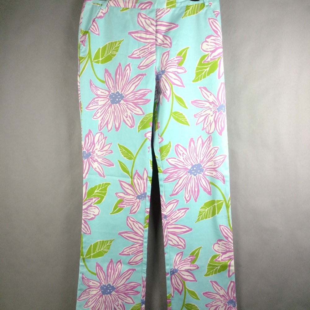 Lilly Pulitzer Pants Capri Size 6 Flower Floral